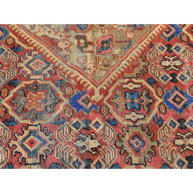 Antique Persian Mahal Rug. 9'6"x 13' For Sale - Image 11 of 18