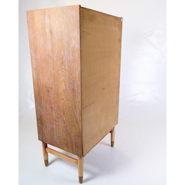 Brown Commode in Teak with Oak Legs by Poul M. Volther for FDB, 1960s For Sale - Image 8 of 9