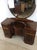 Art Deco Art Deco Vanity With 8 Dovetailed Drawers and Round Mounted Mirror For Sale - Image 3 of 18