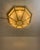 Hollywood Regency Brass Ceiling Lamp from Deknudt, Belgium, 1980s For Sale - Image 4 of 18