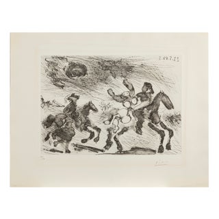 Picasso, The Pursuit of the Kidnapper, 1968, Etching For Sale