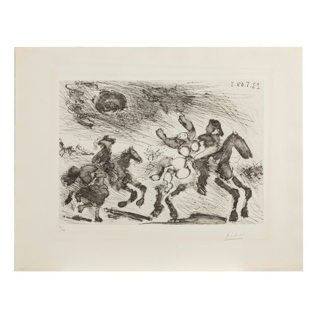 Picasso, The Pursuit of the Kidnapper, 1968, Etching For Sale