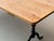 Wood Classic Cherrywood Coffee Table with Cast Iron Legs from Horgenglarus For Sale - Image 7 of 17