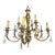 Minka Lighting 9-Light Fine Art Chandelier With Crystal Accents For Sale