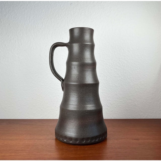 Mid-Century Modern German Studio Pottery Floor Vase from Petra Töpferei, 1960s For Sale - Image 6 of 18