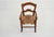 Early 20th Century Antique French Provincial Style Rush Seat Child's Armchair For Sale - Image 5 of 11