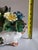 Capodimonte Style Mid- Century Floral Basket Centerpiece For Sale - Image 9 of 13