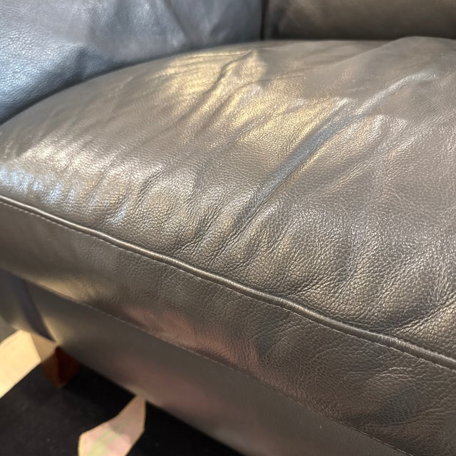 Natuzzi Editions Greccio Leather Sofa For Sale - Image 12 of 12