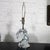 Modern Pair of sculptural glass block table lamps For Sale - Image 3 of 9