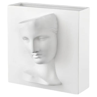 White Ceramic Psyche of Capua Vase by Marco Segantin for VGnewtrend For Sale