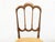 Elegant and decorative Chiavarina chair in wood and original Vienna straw seat. Partially restored: one leg was repaired....
