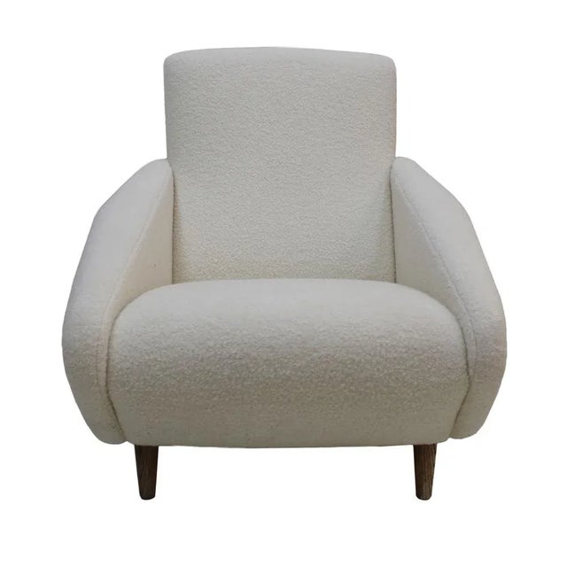 Set of Wool Armchairs in the style of Gio Ponti, in Good conditions. Designed from 2000