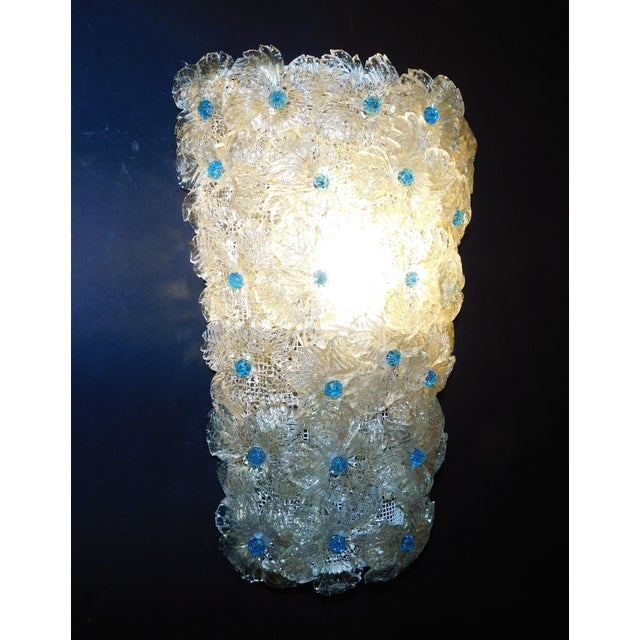 Barovier e Toso 1960s Millefiori Sconces by Barovier E Toso, a Pair For Sale - Image 4 of 6