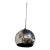 Vintage MCM Hanging Silver Ball Light For Sale