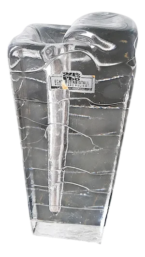 Vintage Glass Vase, 1970s
