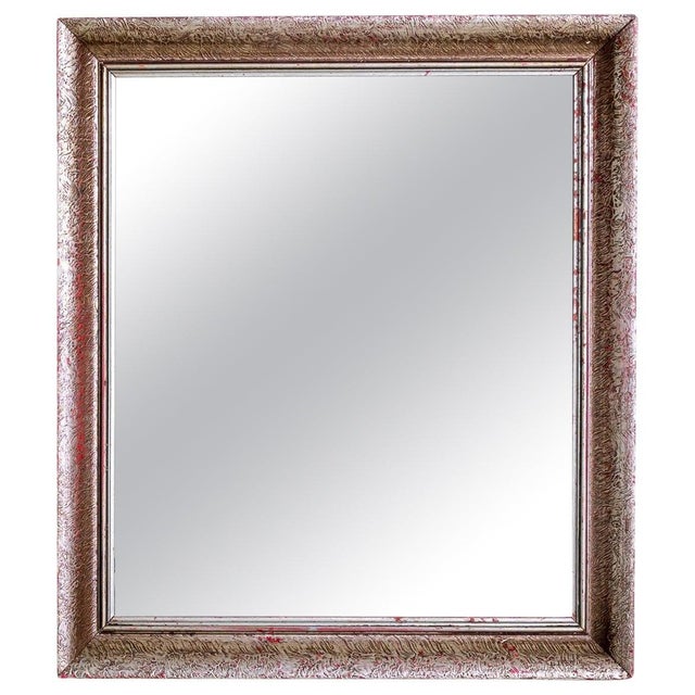 20th Century French Wood Patinated Mirror For Sale - Image 15 of 18