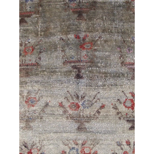 Midcentury Turkish Oushak rug with all-over flower bouquet pattern, rug ca-98061, country of origin / type: Turkey /...