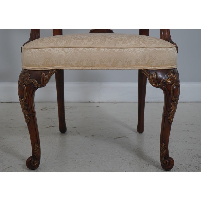 Set of 10 Theodore Alexander Mahogany Georgian Style Dining Chairs For Sale - Image 10 of 18