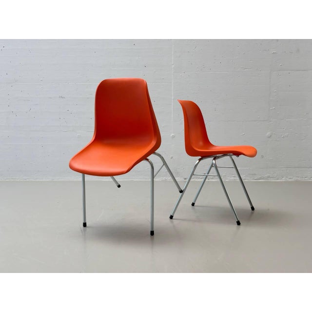 Europa Stacking Chair by Helmut Starke for Embru, 1970s For Sale - Image 4 of 17