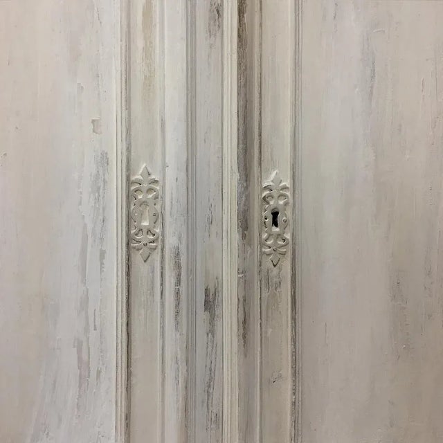 18th Century Country French Louis XVI Painted Buffet For Sale - Image 11 of 13