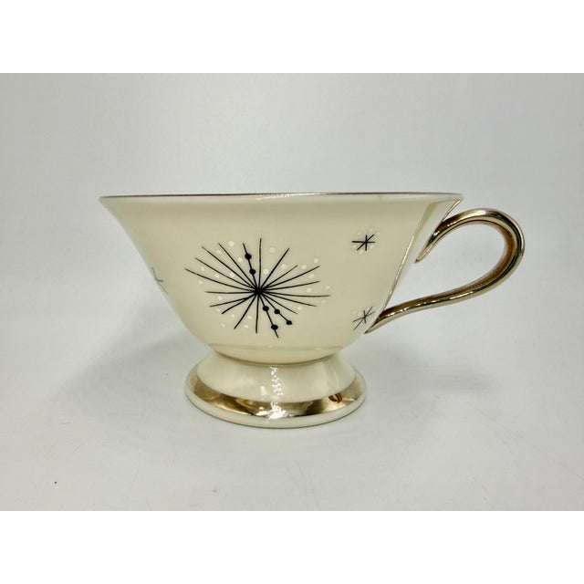1950s Mid-Century Modern Atomic China Complete Set for Four Romance of the Stars by Fine Arts - 20 Pieces For Sale - Image 10 of 10