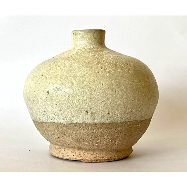 Ceramic Antique Chinese White Glaze Miniature Vase. Song Dynasty (960-1279) Chinoiserie For Sale - Image 7 of 7