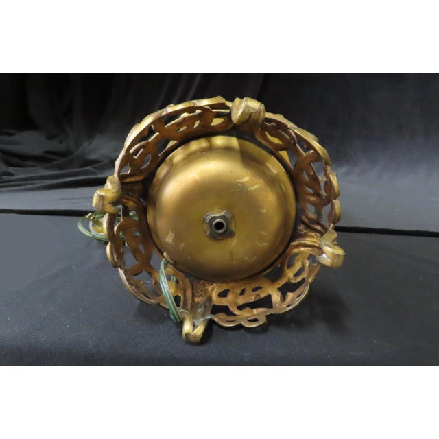 Steuben Acid Cut Yellow Ochre Jade Glass Liberty Table Lamp For Sale - Image 10 of 12