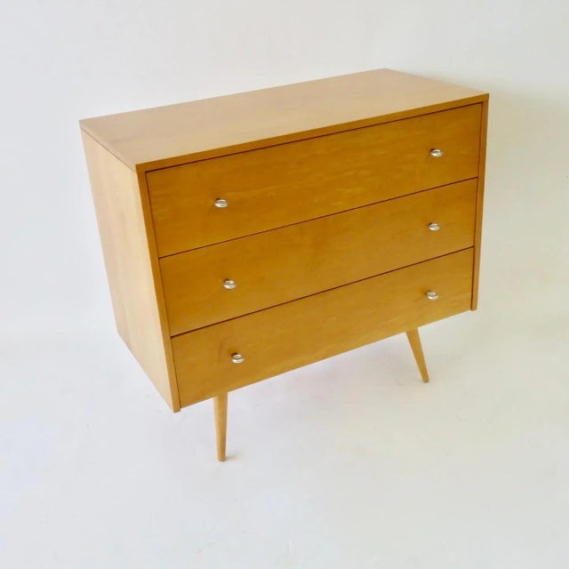 Nicely Refinished Paul McCobb for Winchedon Planner Group Blond Chest of Drawers For Sale In Detroit - Image 6 of 6