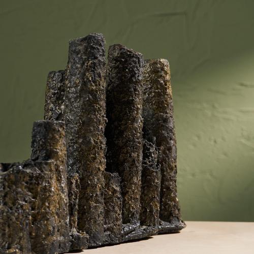 Gray Pia Manu, Brutalist Sculpture, Belgium, 1970s, Ceramic For Sale - Image 8 of 12