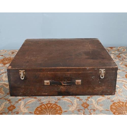 You are viewing a period Art Deco silver plate cake or display stand Comes in it's original wooden box / crate Circa 1920...
