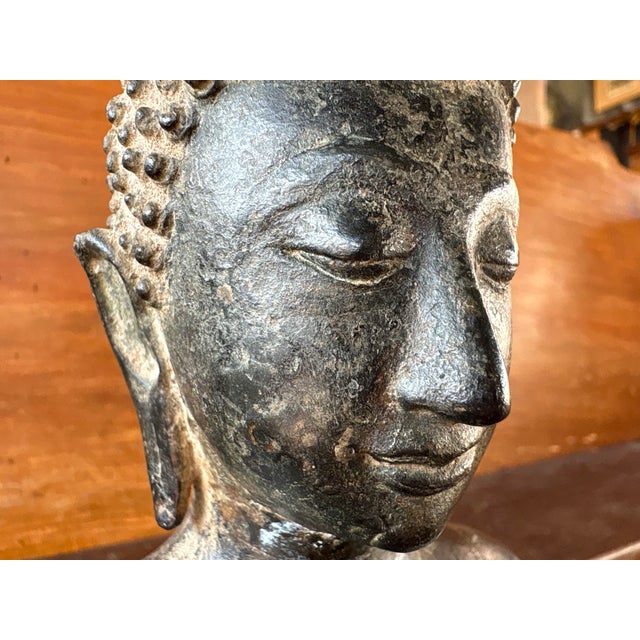Burmese Artist, Mandalay Style Standing Buddha, Early 20th Century, Bronze For Sale - Image 13 of 15