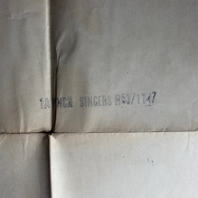 The Little Rascals “Pinch Singers” Original Movie Poster From 1951 For Sale - Image 10 of 10