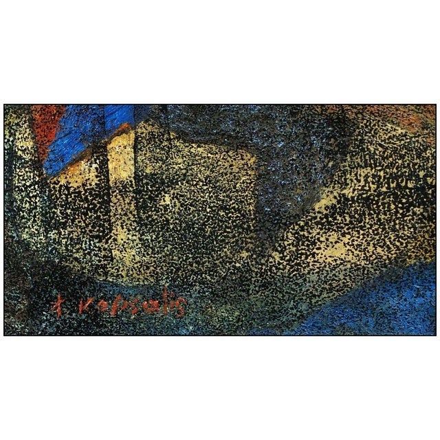 Abstract Mid 20th Century Composition of Shapes, Thomas Kapsalis For Sale - Image 3 of 4