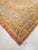 Antique Oushak Carpet, Oriental Rug, Handmade Rug Saffron, Light Blue and Coral For Sale - Image 9 of 18