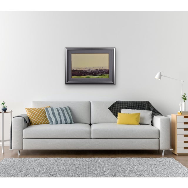 Robert Littleford, Oldham from the Surrounding Hills, 1984, Watercolour For Sale - Image 17 of 18