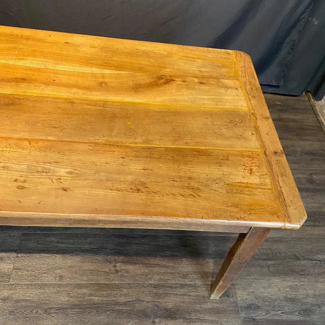 Antique Country French Farmhouse Dining Table From Provence For Sale - Image 11 of 14