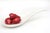 Pop Art Ceramic Elongated Spoon Sculpture With Strawberry Motif 1990's For Sale - Image 4 of 13