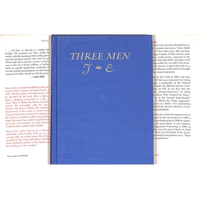 EVANS, Jean [297] pp. Alfred A. Knopf 1954 First Edition 8 3/8" x 6" Jacket design by Bill English In-depth portraits of...