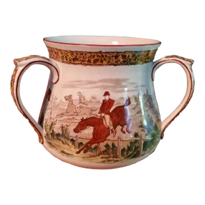 1920s Wedgewood Loving Cup, The Hunt Pattern