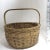 Antique Maine Penobscot Indian Hand Woven Handled Basket For Sale - Image 11 of 13