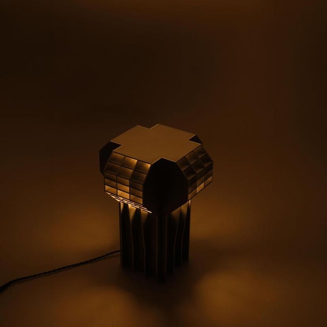 Contemporary Aperture Protocol Aluminium Floor Lamp by Bureau of Entropy For Sale - Image 3 of 14