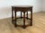 Vintage Octagonal Planked Top Carved Side Table For Sale - Image 10 of 10
