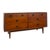 Wood Vintage Mid Century Modern Walnut Credenza Dresser & Drop-Front Secretary Desk Set. For Sale - Image 7 of 12