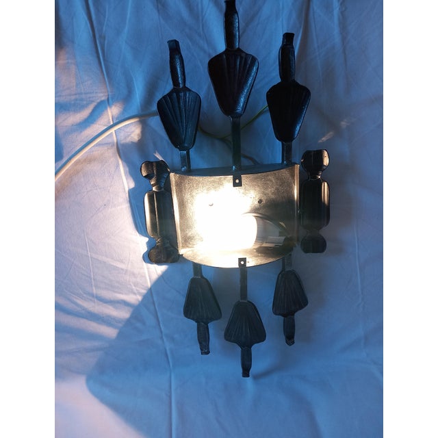 Black Wall Lamp attributed to Tom Ahlström & Hans Ehrich for A&e Design by Tom Ahlström & Hans Ehrich, Sweden For Sale - Image 8 of 12