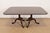 Wood Henkel Harris Georgian Solid Mahogany Double Pedestal Extension Dining Table, Newly Refinished For Sale - Image 7 of 13
