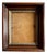 Antique Deep Dark Wood Picture Frame With Gold Detail, Wood Back 12x14” For Sale