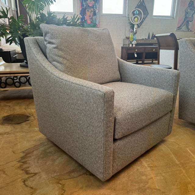 2020s Ruby Modern Swivel Lounge Chair For Sale - Image 5 of 8