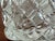 Glass Antique Baccarat (Attrib.) Cut Crystal Glass Casket Box With Bow Clasp For Sale - Image 7 of 12