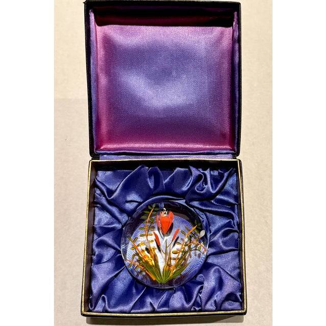 Paul Stankard “Daylily” Paperweight, 1977 For Sale - Image 9 of 10