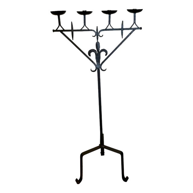 Vintage Church Candleholder, 1920s For Sale